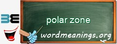 WordMeaning blackboard for polar zone